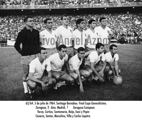 Atlético Madrid 1 - 2 Real Zaragoza | Final Copa 1963-64