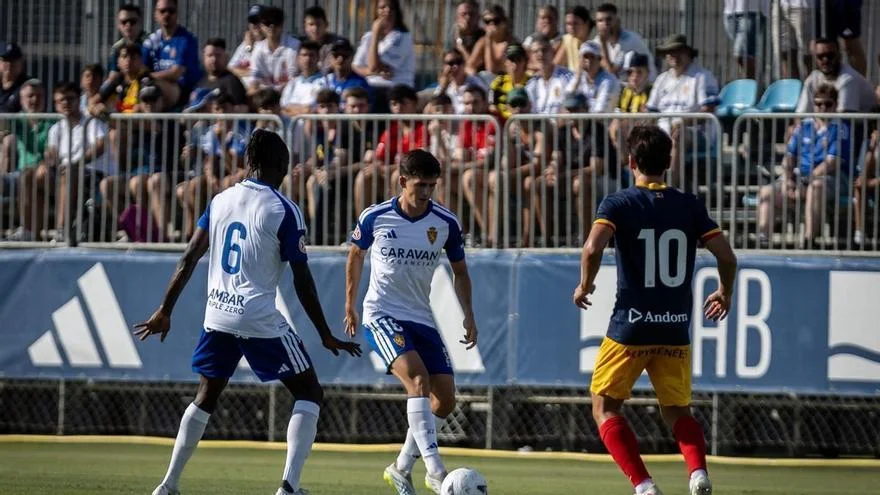 Lucas Terrer valora las buenas sensaciones del Zaragoza