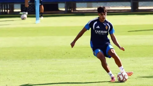 Diego Monzón sufre un leve esguince en el Real Zaragoza