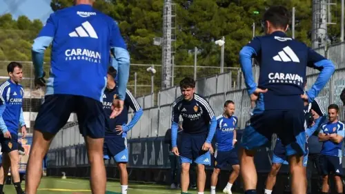 Hugo Pinilla aguarda su oportunidad en el Real Zaragoza