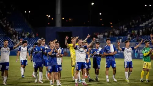 El Real Zaragoza encadena tres triunfos consecutivos diez meses después