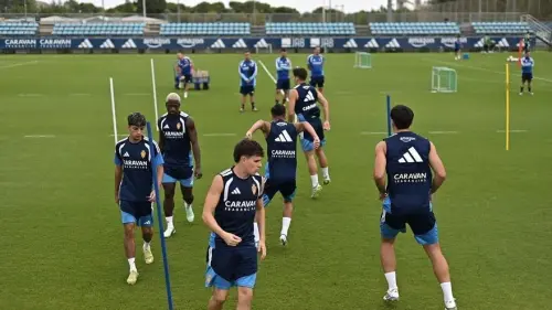 Kiko Ramírez elogia al conjunto blanquillo antes del derbi aragonés