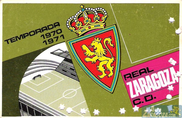 abono real zaragoza 1970-71