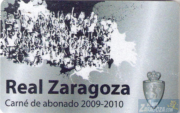abono real zaragoza 2009-10